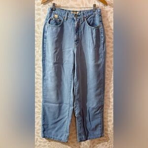 Vintage Indigo Hand Retro 90s Relaxed Fit Lightweight SOFT Jeans Denim